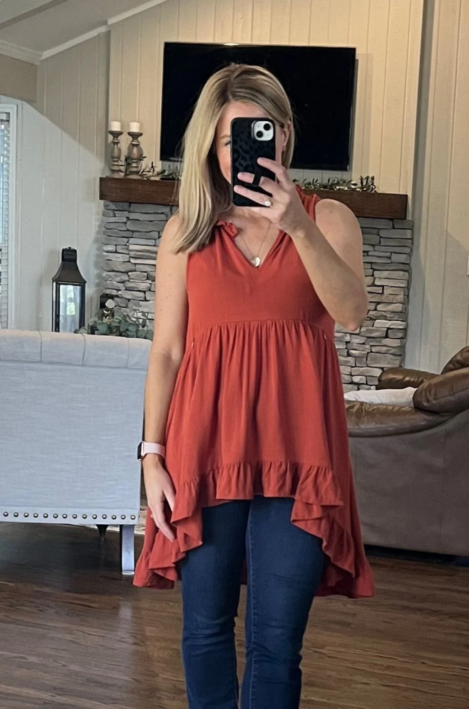 Breastfeeding High Low Tunic Shirts