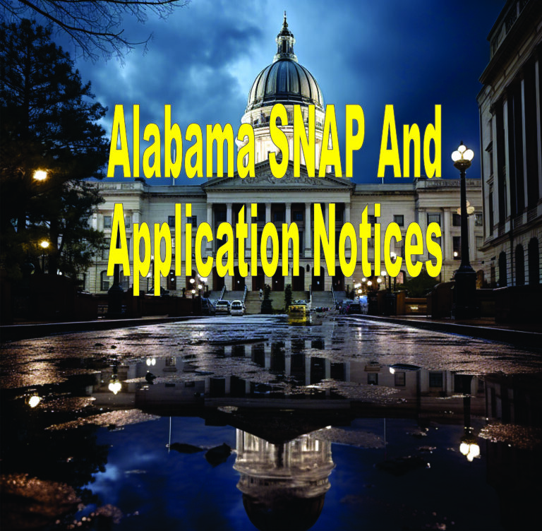 Alabama Snap And Application Notices